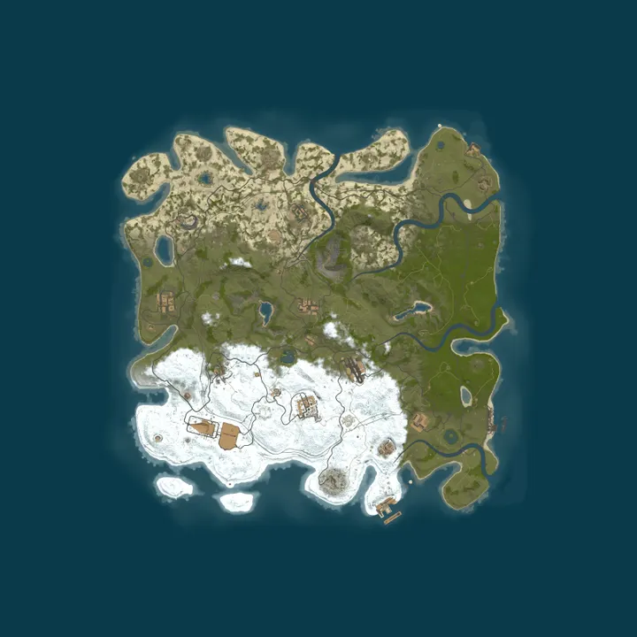Map of [AU] Rust Captain NPCs - Weekly Sat Solo/Duo/Trio