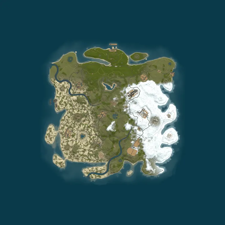 Map of RainbowPony DUO Monthly NoBP Wipe,Low Upkeep,Vanilla