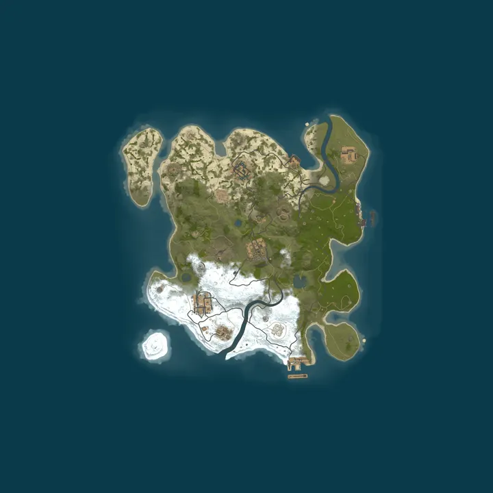 Map of Chaotic Rust Server