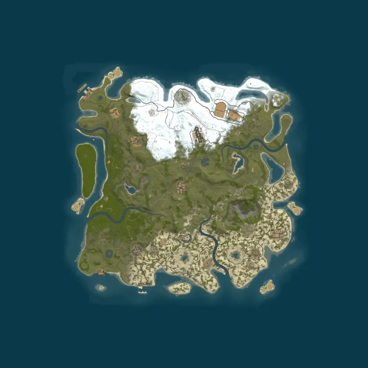 Map of [GER] PVE | Rust in Peace | Event u. Testserver