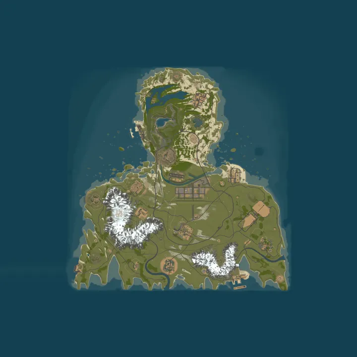 Map of OHHO Server Test ~Kong: Skull Island 1.28~