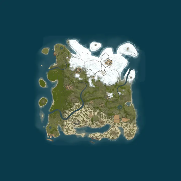 Map of Rustify.com 2x Solo/Duo/Trio