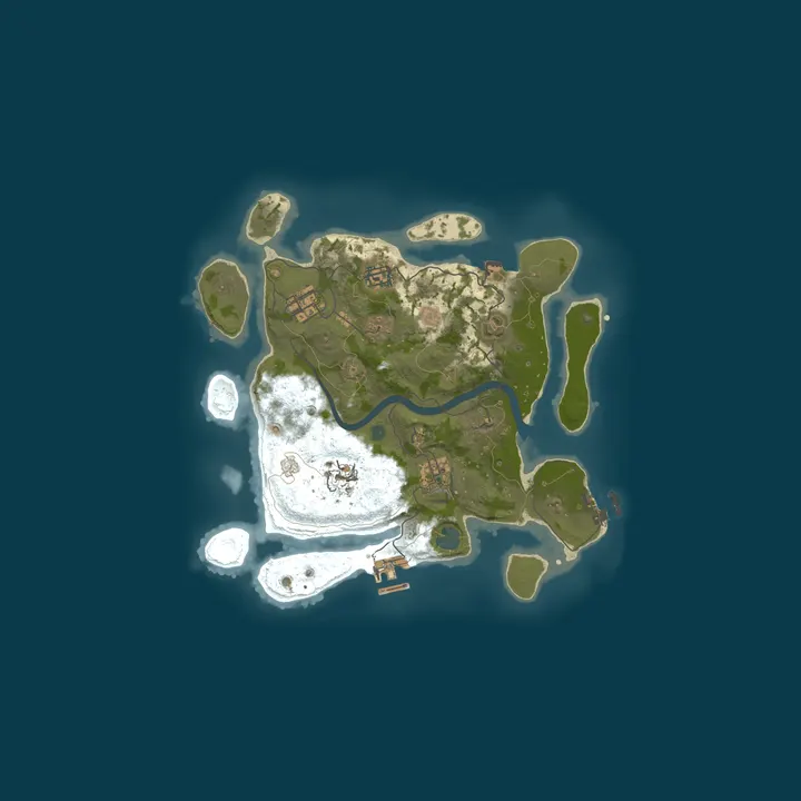 Map of A Rust Server