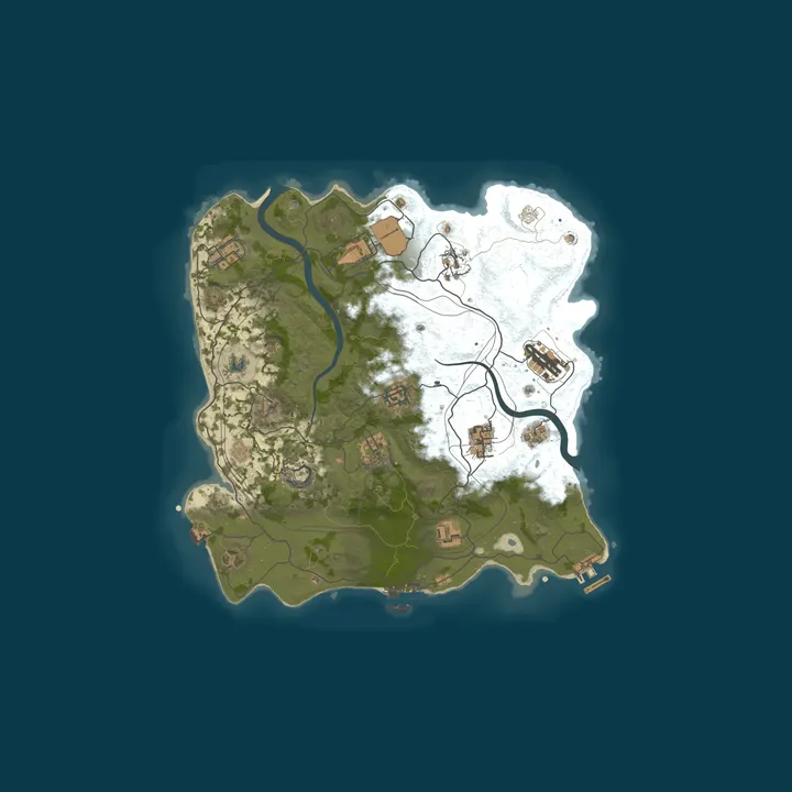 Map of RustGaming.net - Solo/Duo | WIPED 10/25 25.10