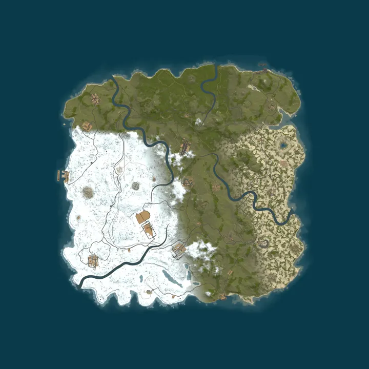 Map of Vital Rust - EU Monthly | 2x | Vanilla+ | No BP Wipes