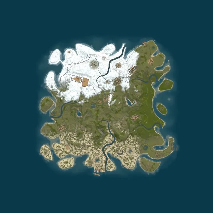 Map of [NA] Nomad PvE 2x - Skill Tree - Raids - Economy