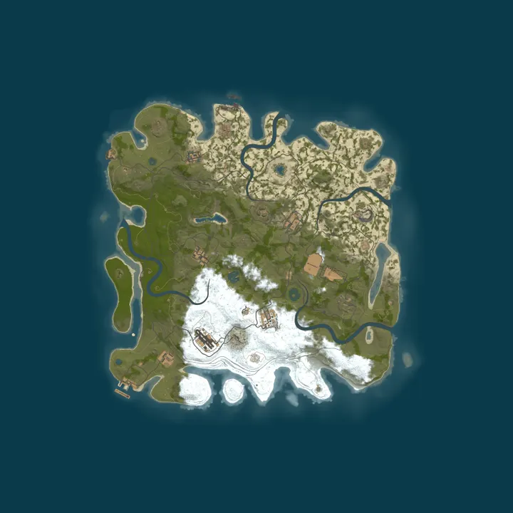 Map of [PVE] Zombie Island|Остров Зомби [NoRaid/NoKill]