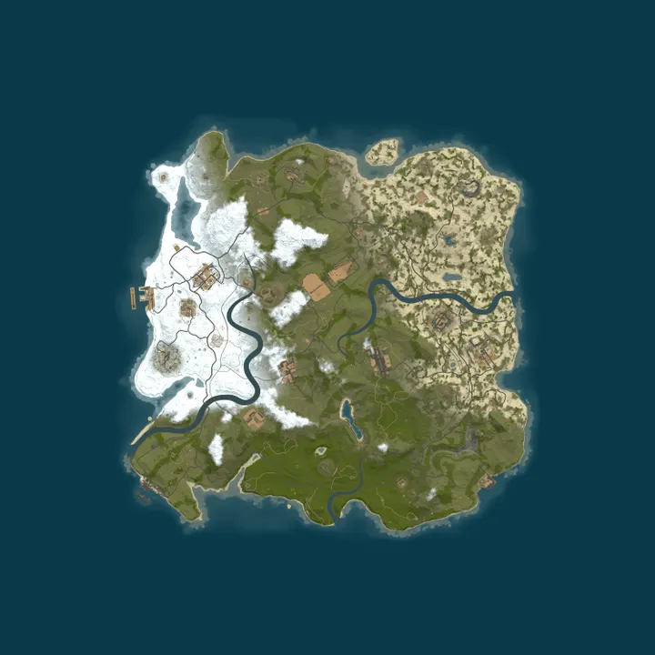 Map of Rusticated.com - EU | 2x Vanilla | Thursday | Shared Bps | 10/2