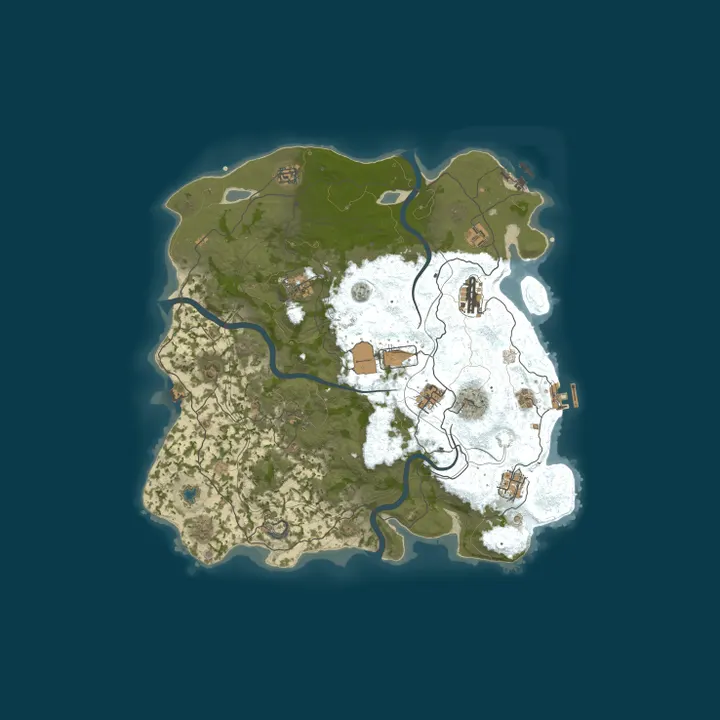 Map of SURVIVORS.GG #7 [ 2x Vanilla ] FULLWIPED 25.10