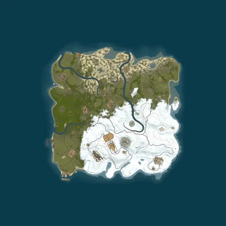 Map of SURVIVORS.GG #2 [ 2x Vanilla ] WIPED 27.10