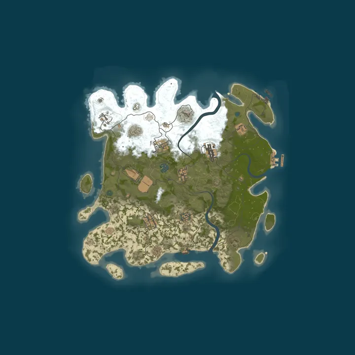 Map of Sven's Staging