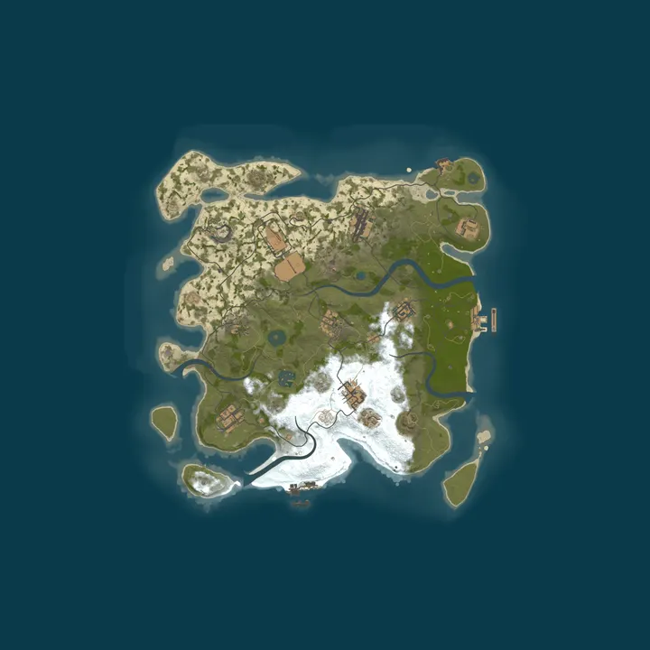 Map of КУБАНЬ #1 | Россия | Для новичков