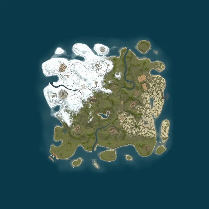 Map of RUSTBURG.GG #2〔X5/X10|MAX5|LOOT+|FPS+|KITS|TP〕27.10