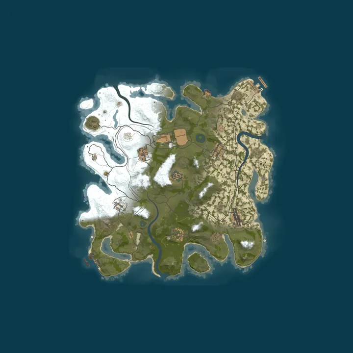 Map of [EU] TideRust - Solo Only | Monthly |No BP Wipes 10/22 22.10
