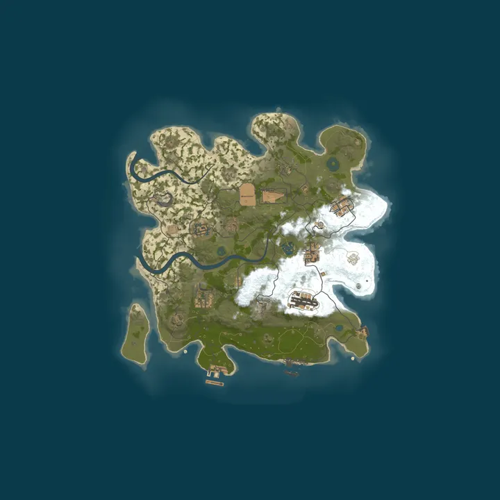 Map of Dark Night Club X5 PvE Zombie Wipe 25/10 zombie24/7Pve-Loot x5 