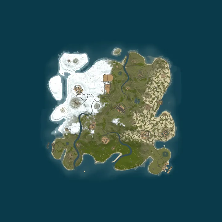 Map of 【萌新乐园PVE】NPC基地/死亡不掉/模组特色