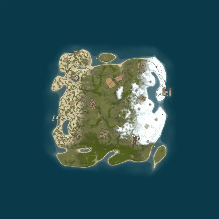 Map of Bestrust Solo/Duo/Trio 2x #4 - Weekly | NEXT WIPE in 22 hours 2