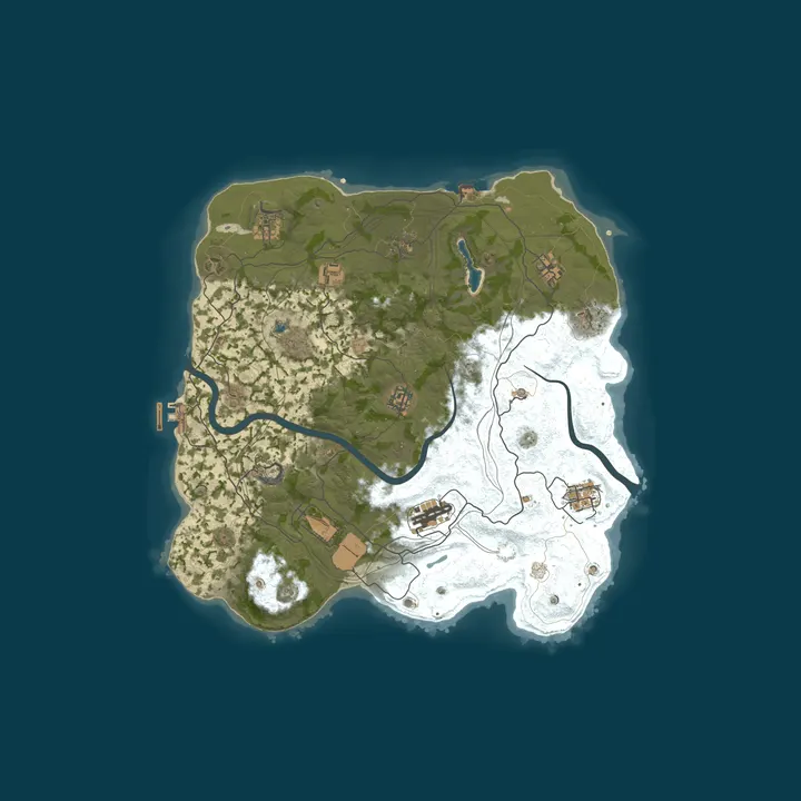 Map of WEREWOLF GAMING.CO 5x Solo/Duo/Trio/Quad|TP|Kits|Loot x5|WIPED