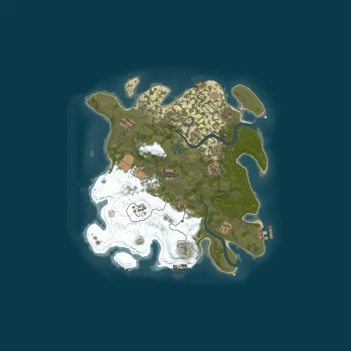 Map of Cross-Eyed Squiggy's x100