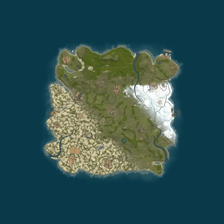 Map of RustVikings | Solo/Duo/Trio | Tuesdays | FULLWIPE 27/10 16:00CE