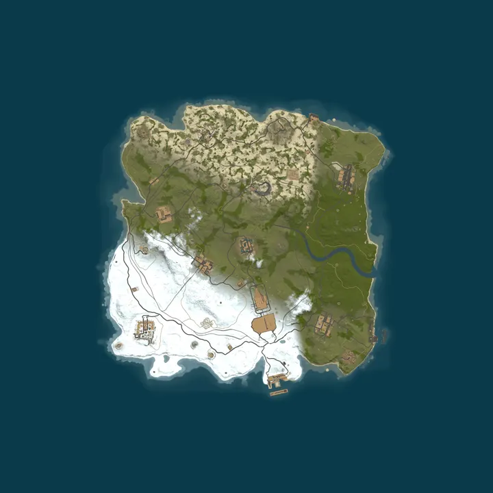 Map of WARBANDITS.GG EU 10X No BPs Loot++|PvP|MyMini|Shop|Noob Friendl
