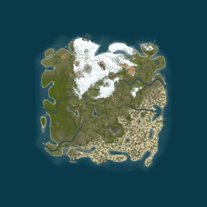 Map of Harvest Rust для новичков