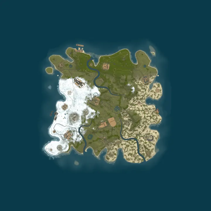 Map of Rustcorp Classic Solo/Duo EU - No Upkeep | Monthly Wipe (NoBP)