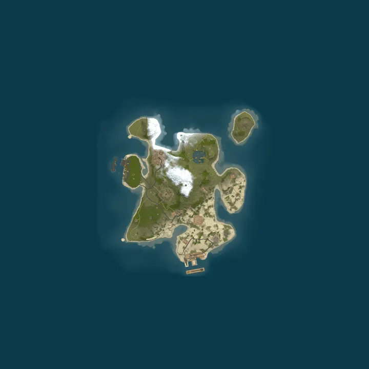 Map of A Shockbyte Rust Server