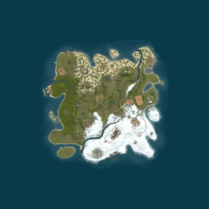 Map of [EU] Rust-France - 2x vanilla | Solo ONLY | FULLWIPED 24/10 24.