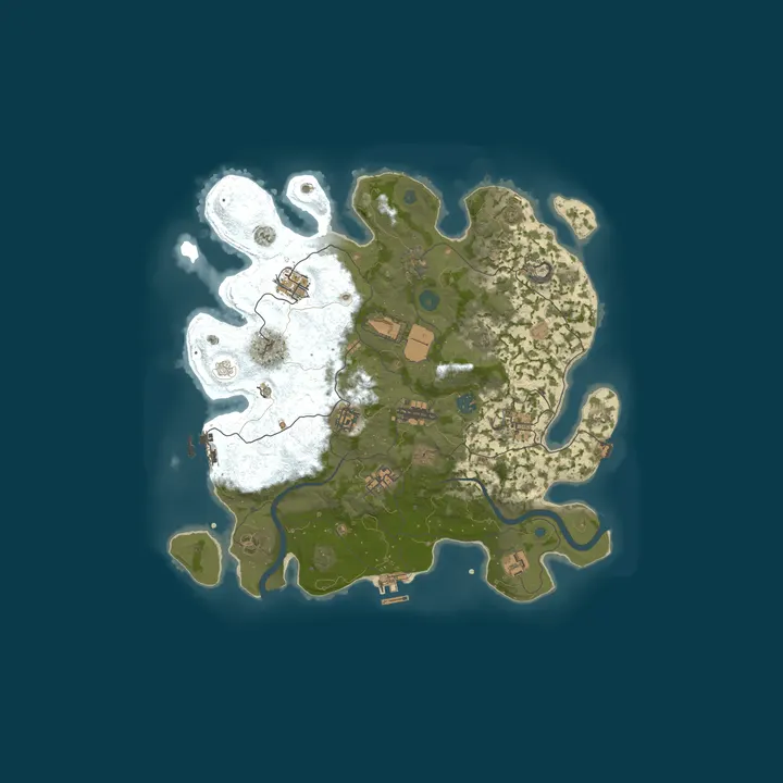 Map of ![EU] EldenVale | PVE | Bi-Weekly | 2x | Skilltree Raidable Bas