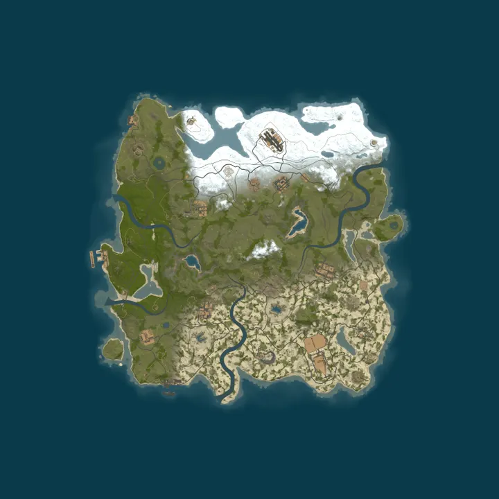Map of Rustafied.com - EU Trio - Monday