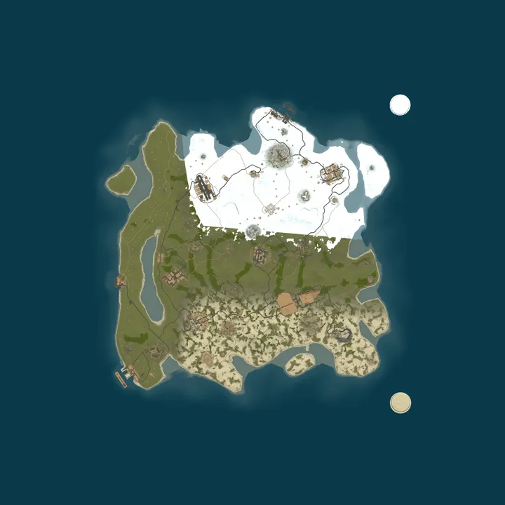 Map of Apex Rust - EU 2X Monthly Solo/Duo/Trio/Quad | No BP Wipes