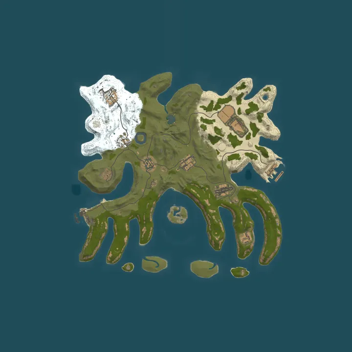 Map of [US]HighMiles|2x|ZOMBIES|PVP ZONES