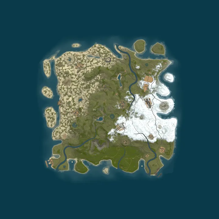 Map of HighMiles Test server