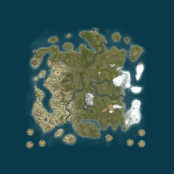 Map of Isle of Misfits PVE  • Skill Tree • Events •