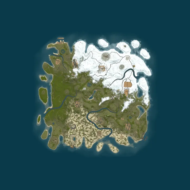 Map of Мой сервер | By IMBA.HOST