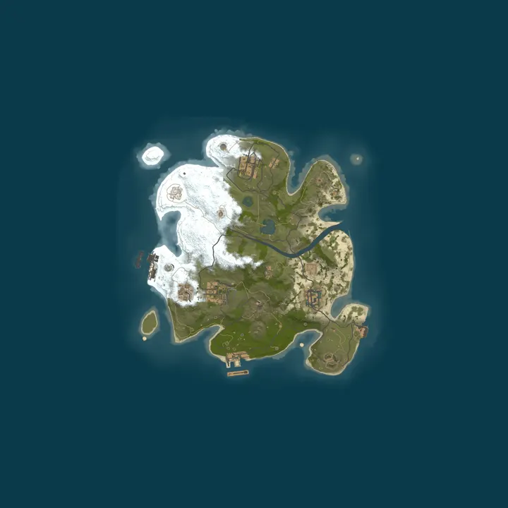 Map of ANARCHIST x3 | NO RULES | LOOT+ | SMALL MAP | FUN | WEEKLY