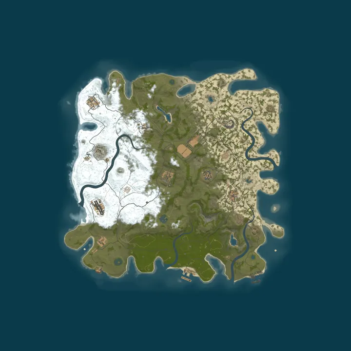 Map of  #2 ALPHA RUST TRIO [X2 | KITS | TP | PVP | FPS+] BETA TEST