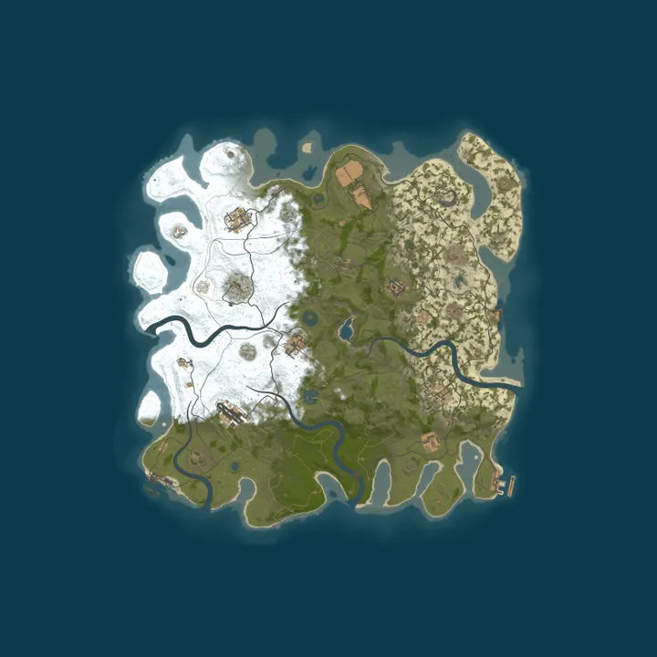 Map of VANILLA x2 | GGRust #4 | Для нoвичкoв 2x