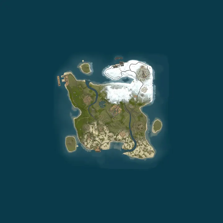 Map of Veenosso Rust Server