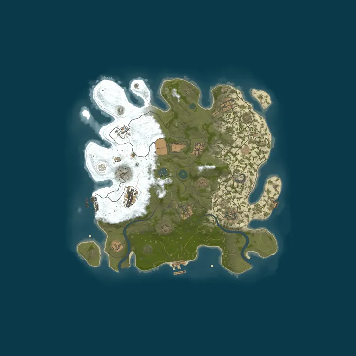Map of Rust Server by nitrado.net