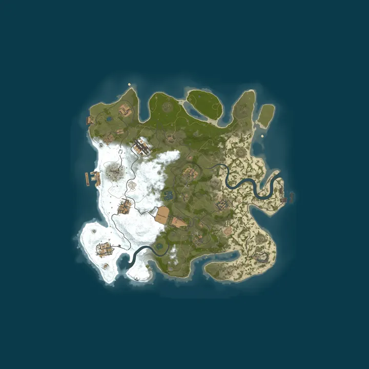 Map of RustyKing 5X | Solo Only | Easy Start - Fast Progress