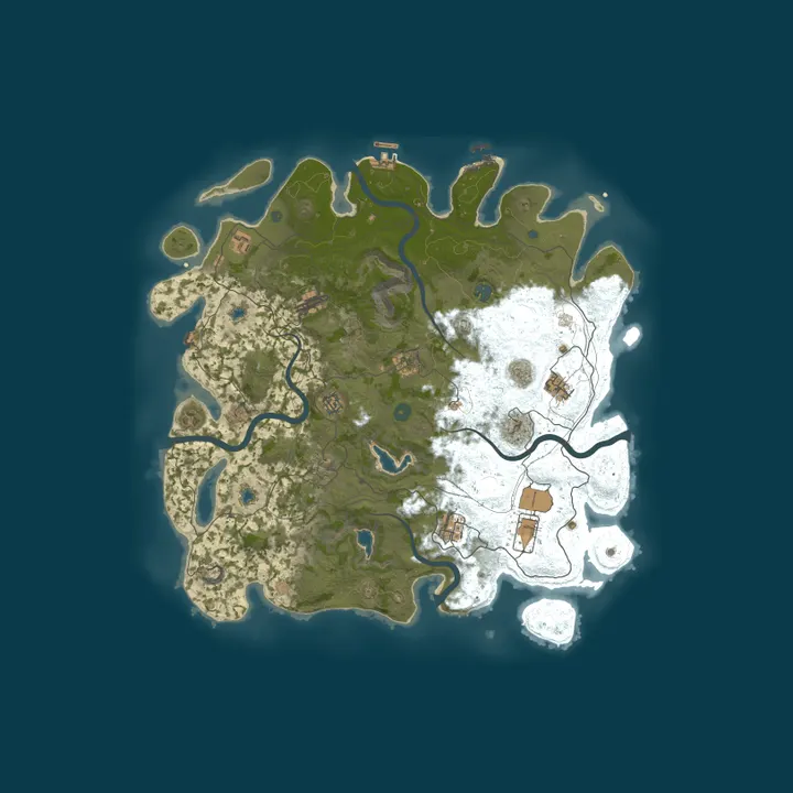 Map of Absolute PVE Criminal RaidableBaseNPC|NPC|RPG|&More