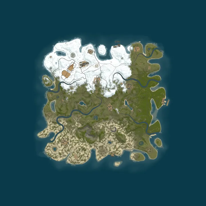 Map of Ominous Prime Rust | Active NonPlaying Admin