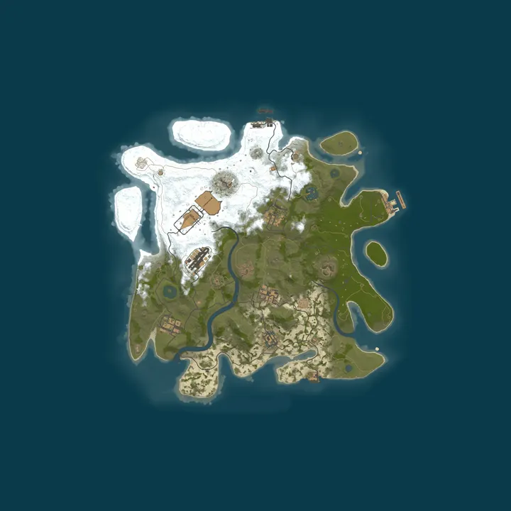Map of Dantor PVE Server