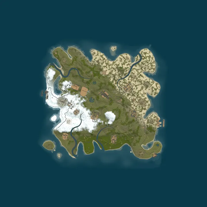 Map of [EU] MapleRust 1x Solo/Duo | 50% Upkeep | Raid Time
